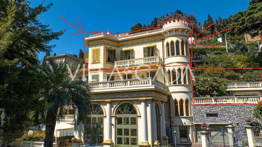 Teil einer Villa am Meer in Alassio