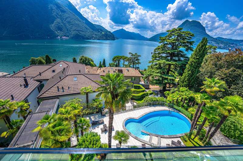 Moderno appartamento vicino al lago a Lugano.