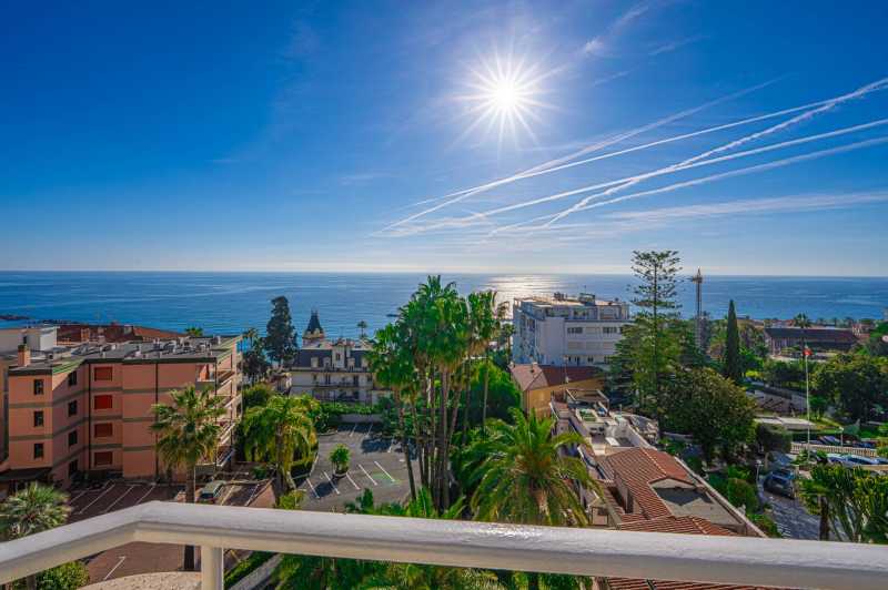 Ferienwohnung mit Meerblick in Sanremo.