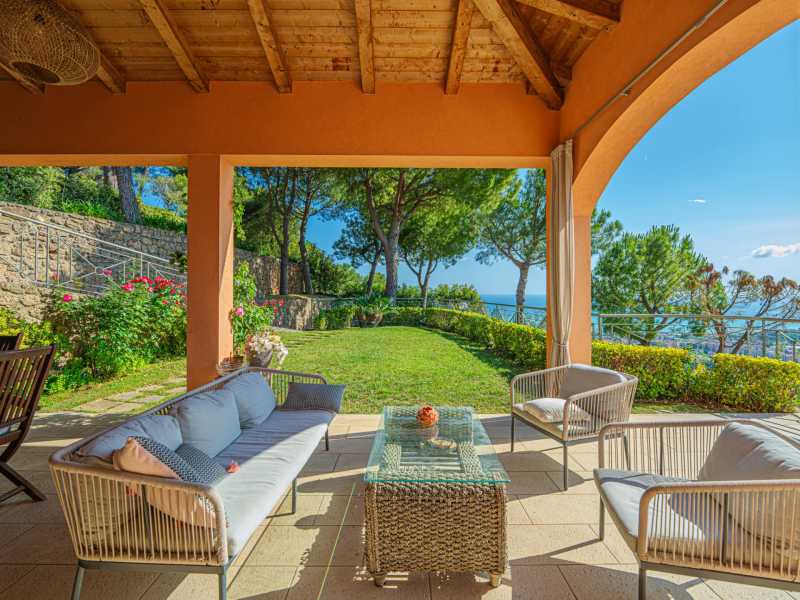 Die Villa mit Meerblick in Bordighera