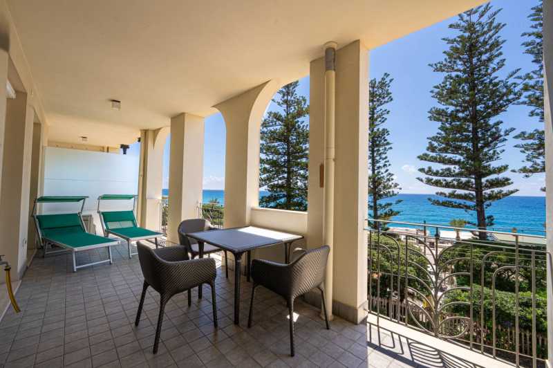 Die Wohnung mit Meerblick in Bordighera.