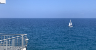 Die Villa mit eigenem Strand in Bordighera.