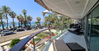 Cannes Wohnung 320 m2 am Meer in Croisette Beach.