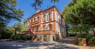 Die Villa Rossat mit ihrem eleganten Stil.