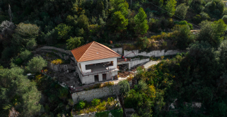 Der Bau einer 300 m² großen Villa in Ventimiglia.