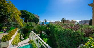 Die Villa am Meer im Zentrum von Sanremo.