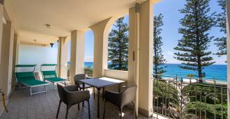 Die Wohnung mit Meerblick in Bordighera.