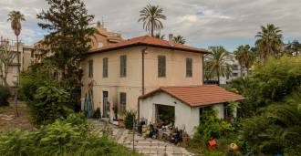 Die Villa im Zentrum von Bordighera.