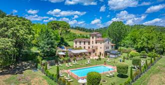 Verkauf einer atemberaubenden historischen Villa in der Nähe von San Gimignano