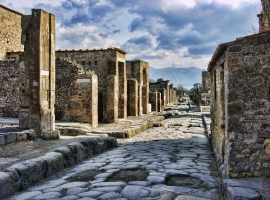 Pompeji in Italien ist eine besondere Stadt